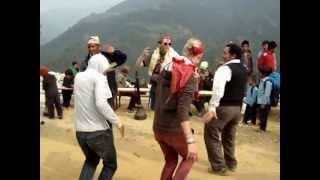 preview picture of video 'Dancing during The Grand Opening Ceremony of Chhyarpa School (2012-03-18)'