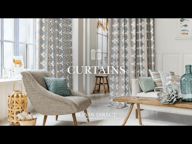 William Morris At Home Sunflower Indigo Curtain | Blinds Direct