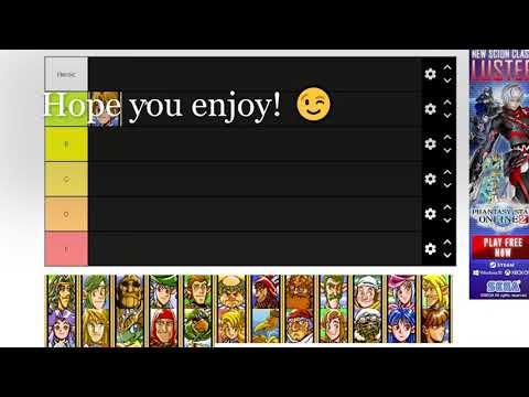 Shining Force 2 Tier list (Redo)