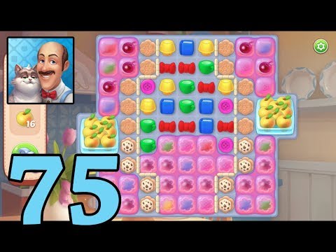 [Gameplay] Homescapes - Level 75 (No Boosters)