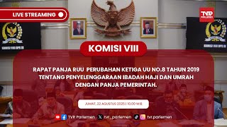 KOMISI VIII DPR RI - RAPAT PANJA RUU  PERUBAHAN KETIGA UU NO.8 TAHUN 2019 TENTANG PIHU