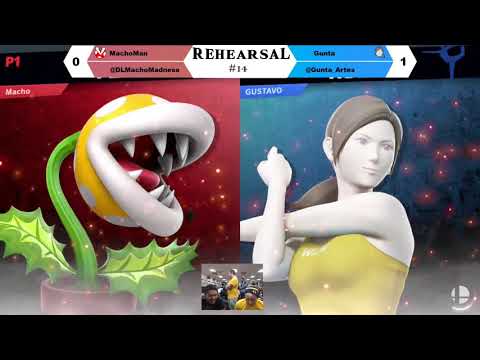 SSBU: Rehearsal #14 MachoMan (Piranha Plant) VS Gunta (Wii Fit Trainer)