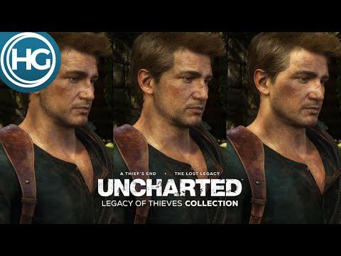 Uncharted: Legacy of Thieves Collection - PS5 vs PS4 Comparison 4K
