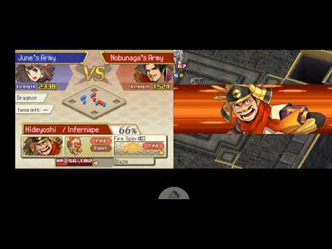 Pokemon Conquest Final Battle vs Nobunaga