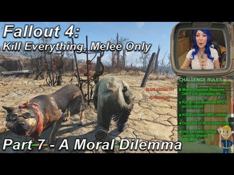 Fallout 4: Kill Everything Melee Only - Part 7 - A Moral Dilemma