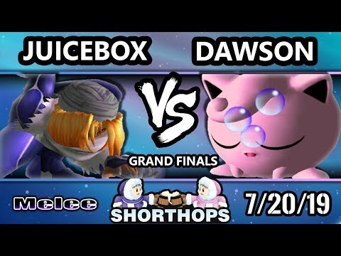 Short Hops 4 SSBM - Dawson (Jigglypuff) Vs. Juicebox [L] (Sheik) Smash Melee Grand Finals