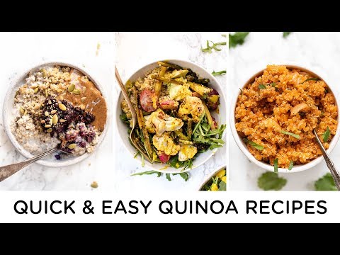 QUICK & HEALTHY QUINOA RECIPES ‣‣ beginner vegan recipes