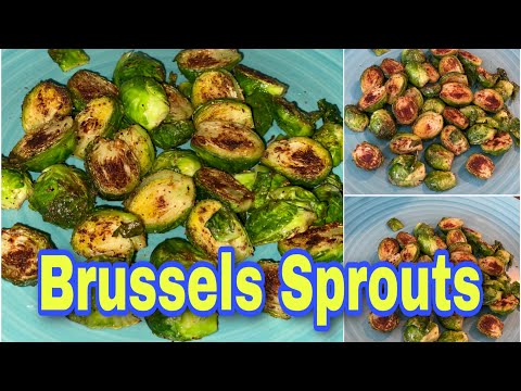 Garlic Butter Roasted Brussels Sprouts Recipe || How-To Roast Brussels Sprouts || Brussels recipe