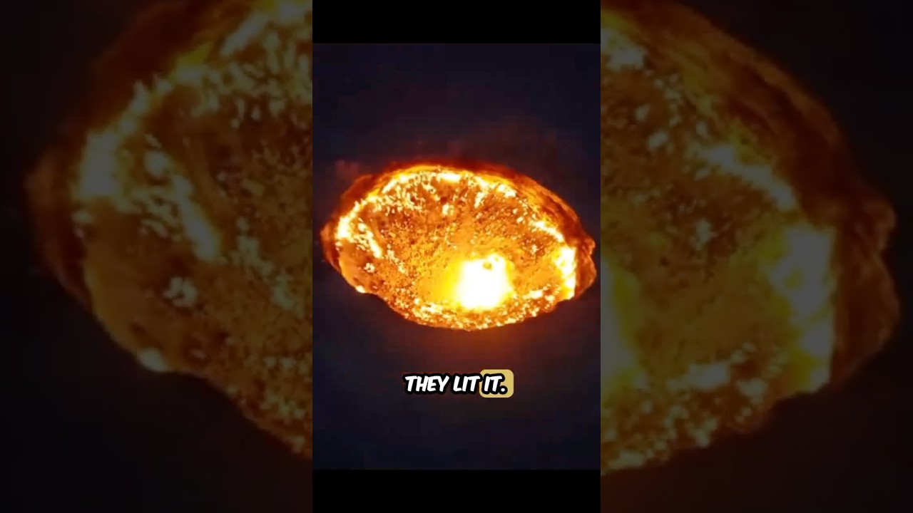 The Door to Hell That Won’t Go Out #creepyfacts #darvazacrater #hell