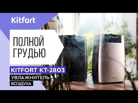 Миниатюра изображения товара Ультразвуковой увлажнитель воздуха Kitfort KT-2803-1 (серебристый)