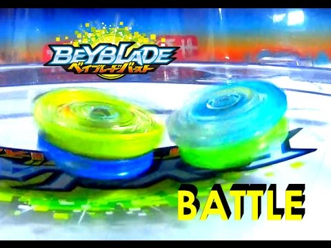 Beyblade Burst   RB VOL 4 B-61 01 Quad Quetzalcoatl .J.P VS B-61 03 Dark Deathscyther J.O