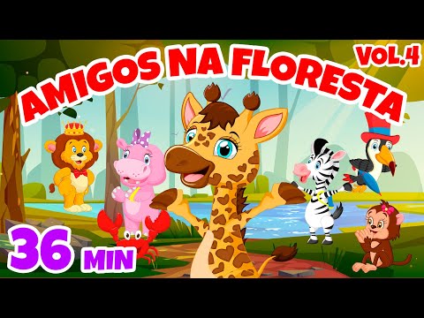 Amigos na Floresta Vol. 4 - Giramille 36 min | Desenho Animado Musical
