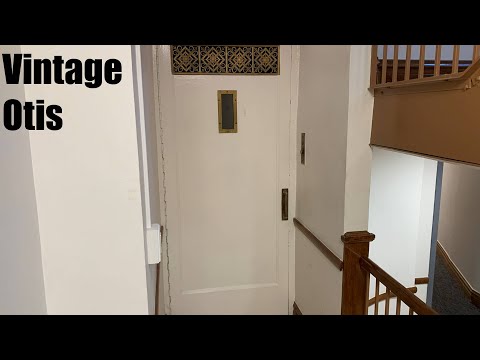 Vintage 1924 Otis Traction Elevator @ The Carlson Building - Evanston, IL