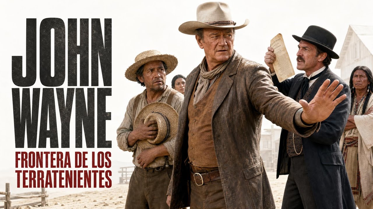 Un solo hombre doma la frontera | John Wayne | Frontera de los Terratenientes | Pelicula Completa