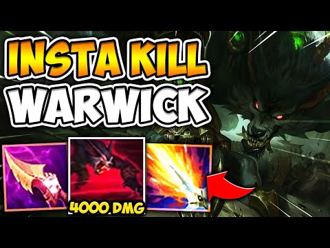DEVOUR HEALTHBARS IN SECONDS WITH INSTA-KILL AP WARWICK! EVERY R DOES 4000 DAMAGE
