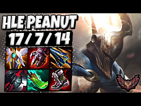 Pantheon vs Trundle Jungle [ HLE Peanut ] Korea Grandmaster Patch 25.13