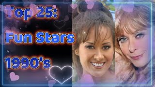 My Top 25: Fun Stars from the 1990's