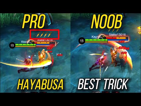 BEST TRICK TO DEAL MORE DAMAGE WITH HAYABUSA | HAYABUSA TUTORAL | MOBILE LEGENDS