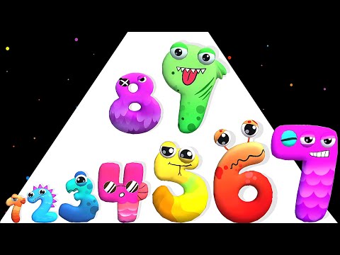 Number Lore Run : Merge Math 3D ⭐ Merge Simulator Battles ( ASMR GAMEPLAY )