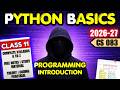 Class 11 Computer Science 083 Python Programming Unit 2 Complete One Shot CBSE 2026 27