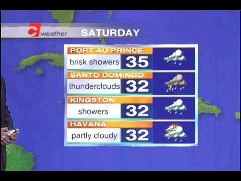 Caribbean Travel Weather - Saturday July 1st to Sunday July 2nd, 2017