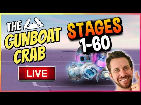 GUNBOAT CRAB 2019 [LIVE] **STAGES 1-60** TIME STAMP FOR EACH STAGE IN DESCRIPTION - BOOM BEACH