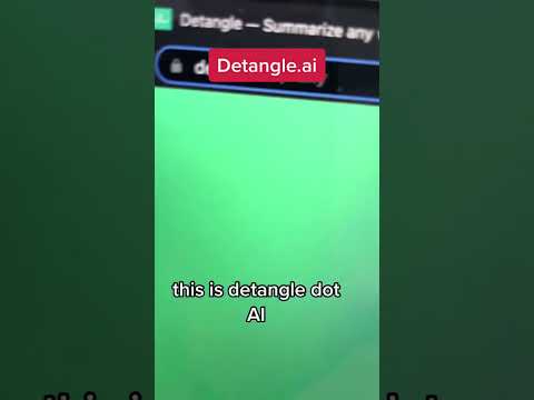 Unravel Complex Information in Minutes with Detangle.ai's AI-Powered Summarization Tool Detangle.ai