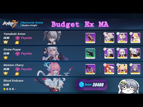 Honkai Impact Budget Ex MA FT vs SK (score 30400)
