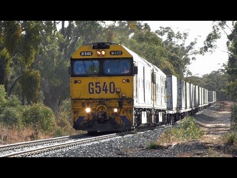 G540 & BL33 hauling the "Fruity" at Possum Gully - 23th March 2018