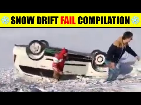 2021 Snow Drift Fail Compilation | Bad Drivers, Crashes, ...