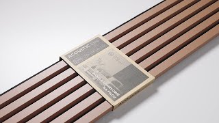 Stenové lamely ACOUSTIC PROLINE 60 - ČIERNA/ČIERNA