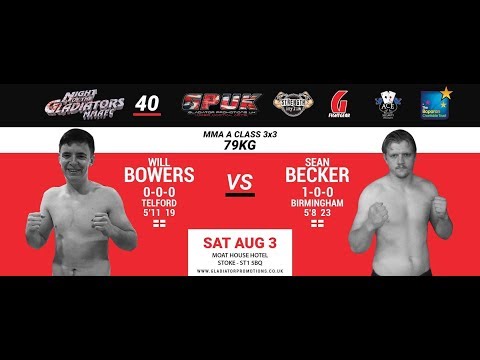 GPUK Night of the Gladiators 40: Will Bowers vs Sean Becker
