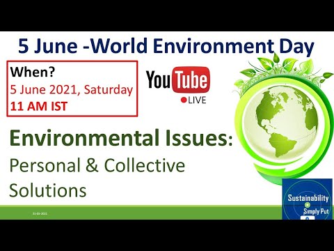 Environmental Issues: Personal & Collective Solutions || World Environment Day_5 June 2021