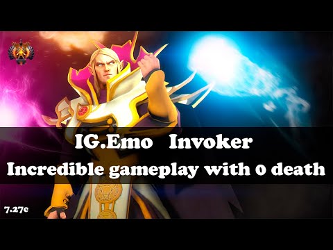 IG.EMO INVOKER DOTA 2 DAILY GAMEPLAY| HE CAN DO MAGIC