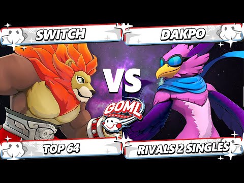 GOML 2025 - Switch (Zetterburn) Vs. Dakpo (Wrastor) Rivals 2 - RoA2