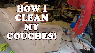 How i Clean My Couches - The process - Couch Reselling