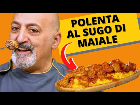Polenta al sugo di maiale - Un grande classico della cucina tradizionale del nord Italia