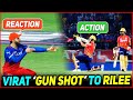Virat Kohli MOCKS Rilee Rossouw With Gun Shot Celebration After His Dismissal
