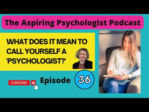 Can anyone call themselves a psychologist in the UK? with Dr Tara ...