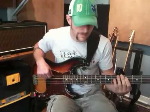 Recording bass with Jon