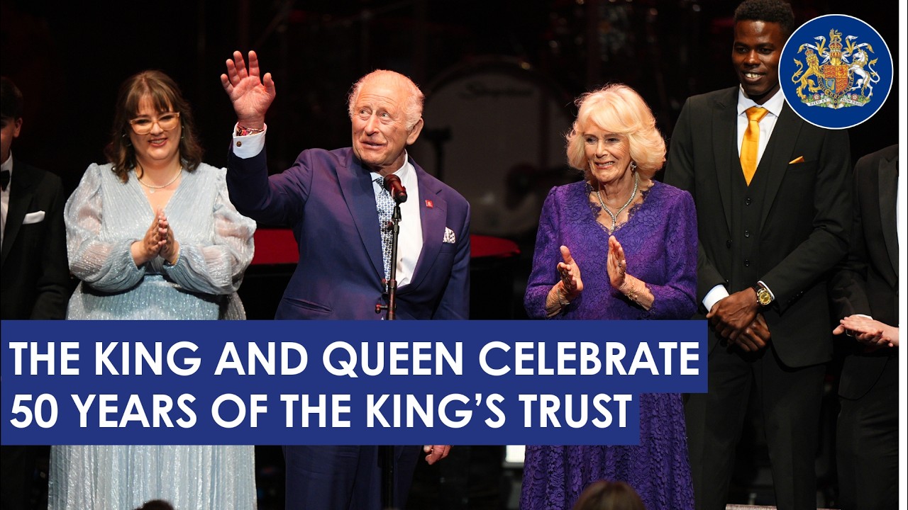 The King and Queen join 'A King's Trust Celebration' at the Royal Albert Hall