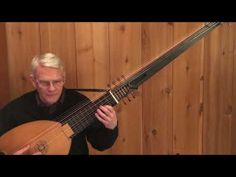 Sarabanda Largo (Zamboni) from Sonata 1 - Daniel Estrem, archlute