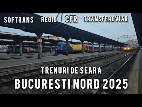 Trenuri de seara in Bucuresti Nord | 1 ora de miscare feroviara in 2025