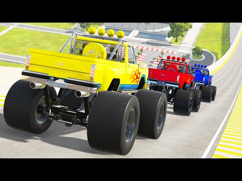 Сars High Jumping Crashes #8 - Beamng drive