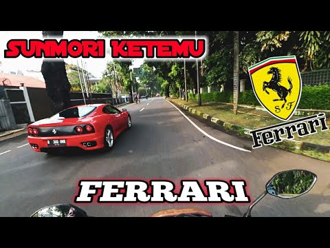 #VLOG55 - SUNMORI KETEMU MOBIL SPORT FERRARI 😍 - KEREN BANGET WOY!!!