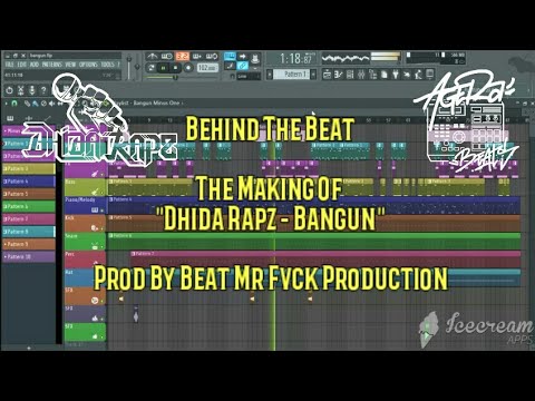 The Making Of "Dhida Rapz - Bangun" Produced By Beat Mr Fvck Production