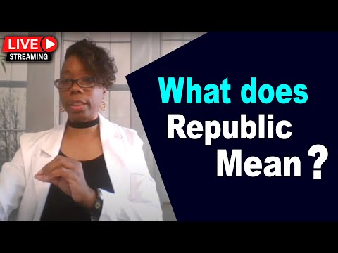 What does Republic Mean?  | UNA University 🔴Live Law Lecture #52 | 2023 Fall Season