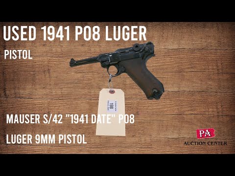 198 Mauser S/42 "1941 Date" P08 Luger 9mm Pistol (February 15, 2025)