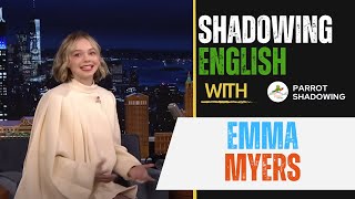 Improve English Speaking Accent with "Werewolf" Emma Myers | British Accent | Shadowing Exercises