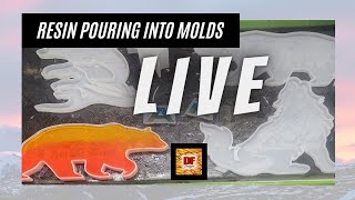Resin Pouring Into Animal Molds | Unmolding Of Bear Pour Plus A Giveaway | Resin Art